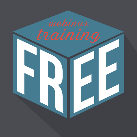 webinar training free cube icon