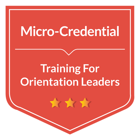 micro credential training for orientation leaders icon