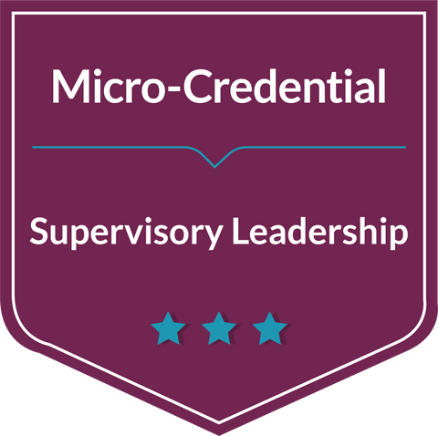 microcredential supervisory leadership icon