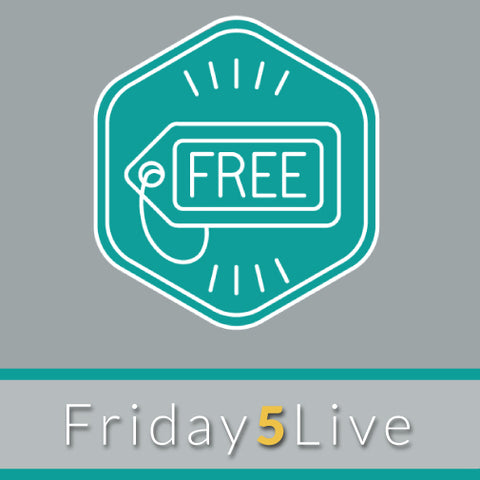 Free tag Friday 5 live icon
