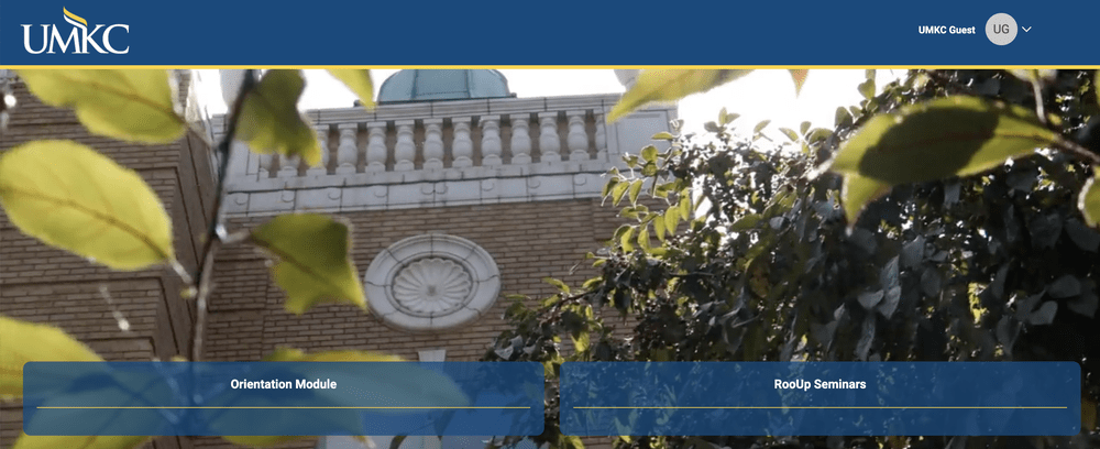 University of Missouri - Kansas City dashboard example