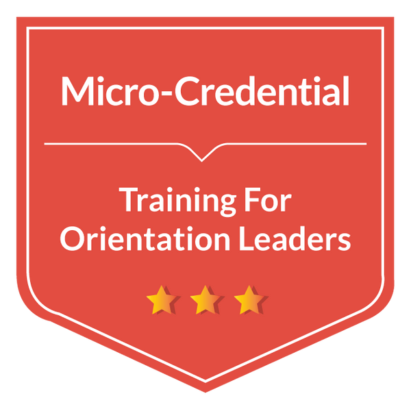 micro credential training for orientation leaders icon