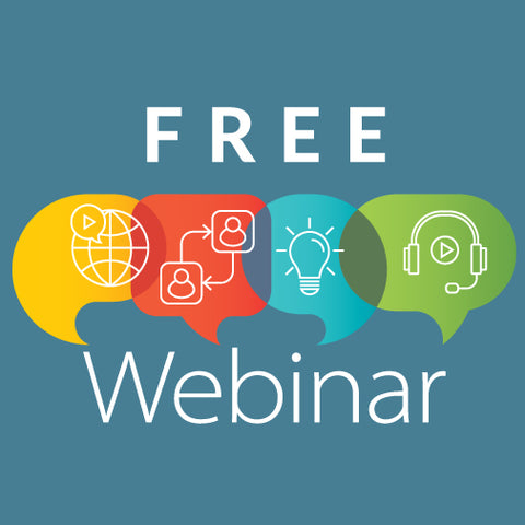 free webinar speech bubbles icon