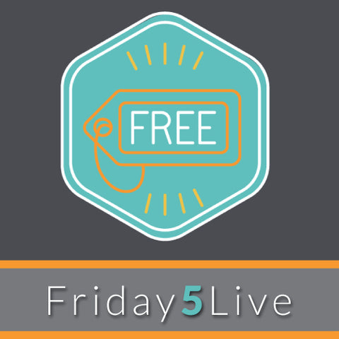 free friday 5 live black icon