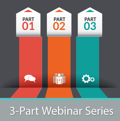 3-Part Webinar Series logo.