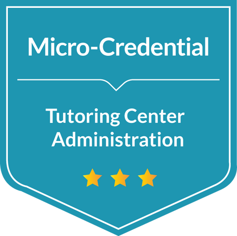 micro credential tutoring center administration badge icon