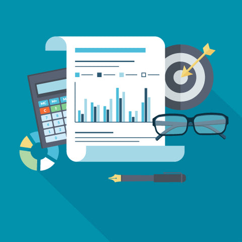 Analyze data icon