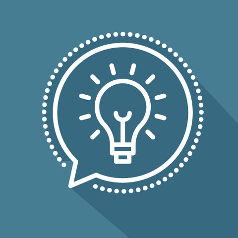 conversation lightbulb idea icon