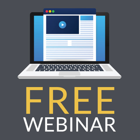 free webinar laptop online professional development icon