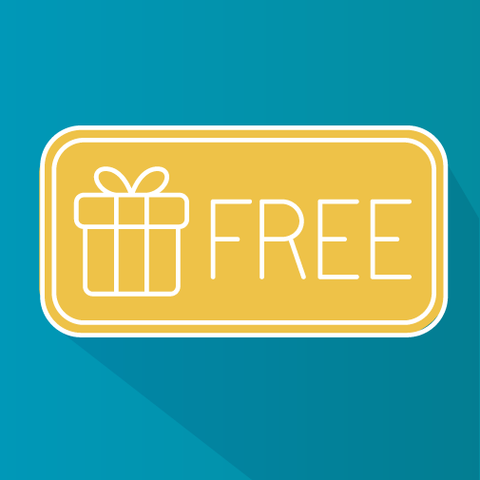gift free label icon